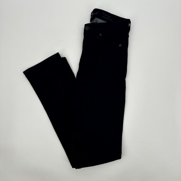 7 For All Mankind Sophie Jeans Women 26 Blue Denim Kimmie Straight Leg Dark Wash - Picture 1 of 12